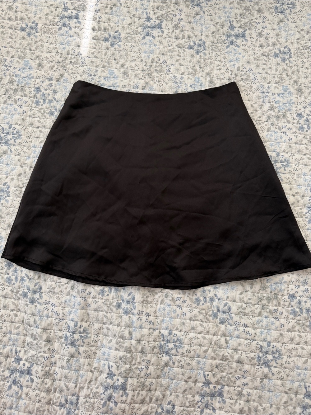 Classic Black A-Line Mini Skirt